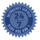 24 hour emergency-badge